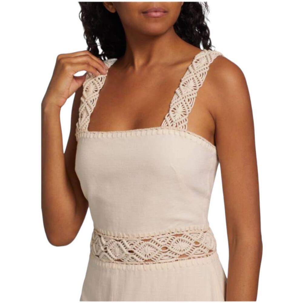 Jonathan Simkhai NWT Flora Macramé Embellished Mi… - image 4